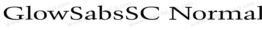 GlowSabsSC Normal Ext字体转换